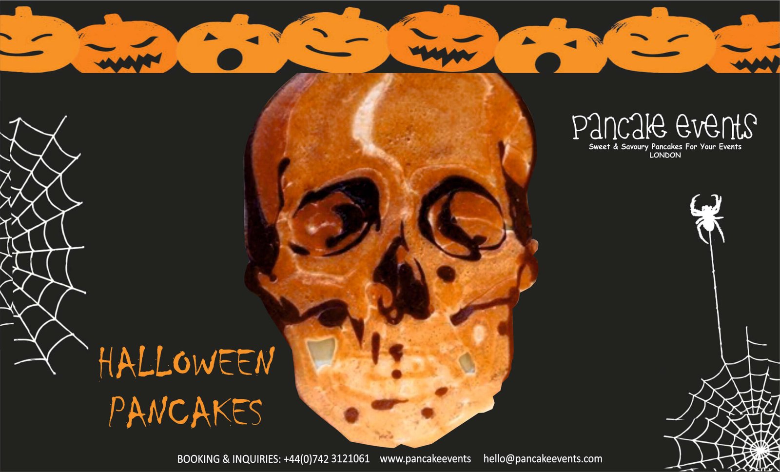 Halloween party food London pancakeevents (2) Halloween Catering, Halloween Catering