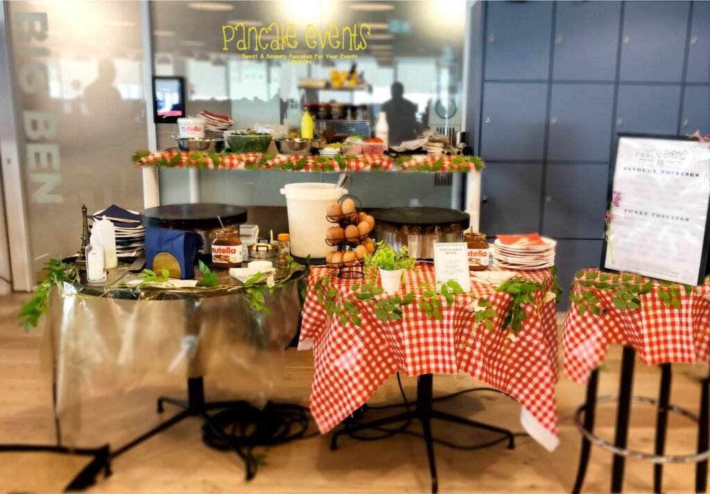 corporate office catering london, Freshly Made Pancakes for Your Office Breakfast Catering in London &ndash; Book a Morning Your Team Will Love