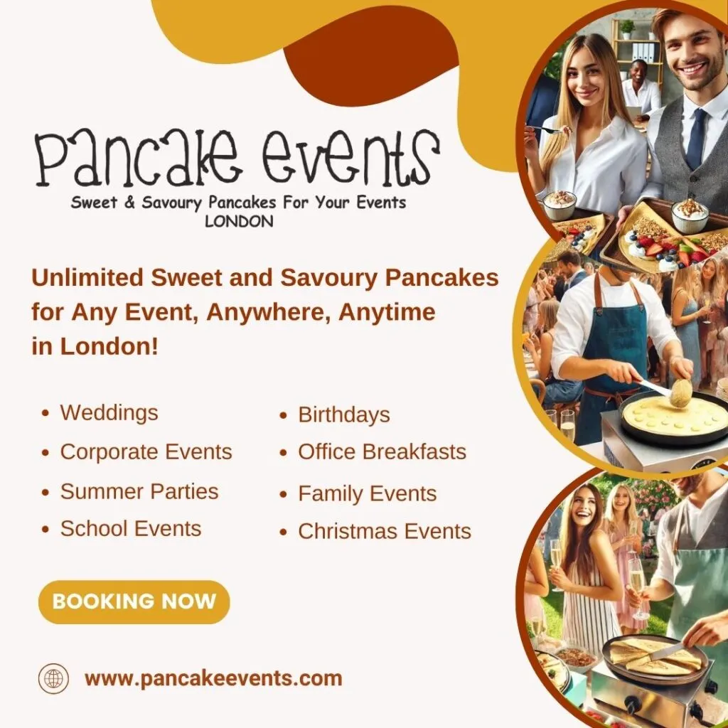 pancake catering London, Perfect Pancakes for Every Event – Pancake Events Co.