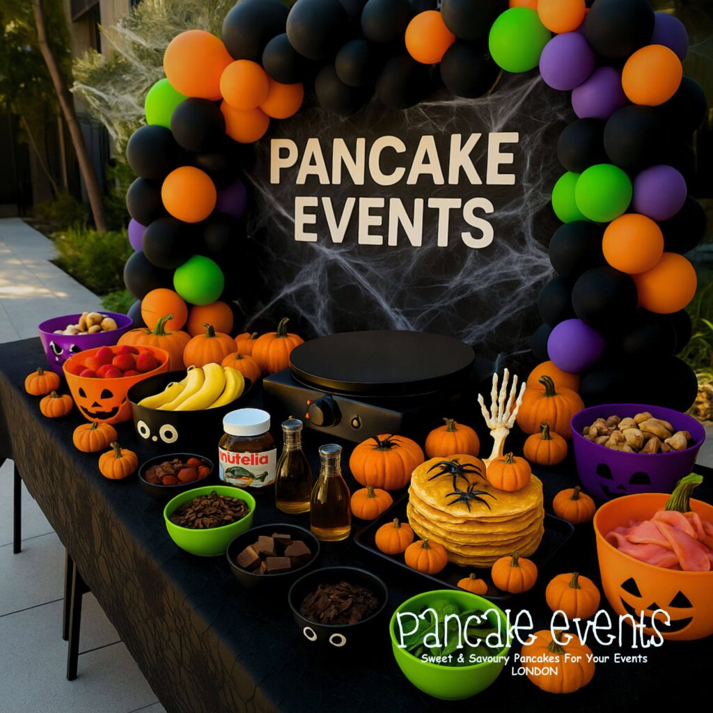 halloween office catering london, Halloween Office Catering London: Live Pancake Bar Ideas