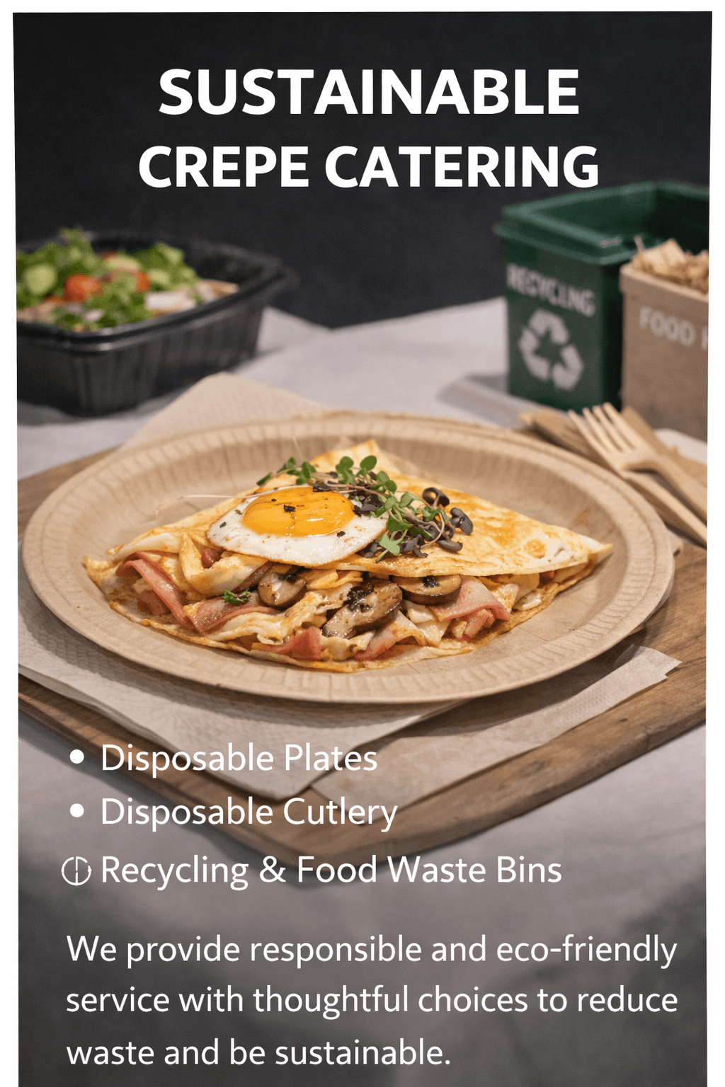 Sustainable Catering in London | Pancake Events, Sustainable Catering in London
