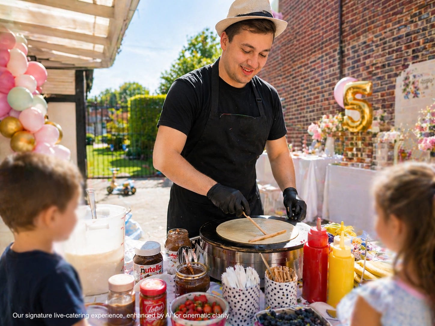 kids party pancake catering London, Kids Party Pancake Catering London
