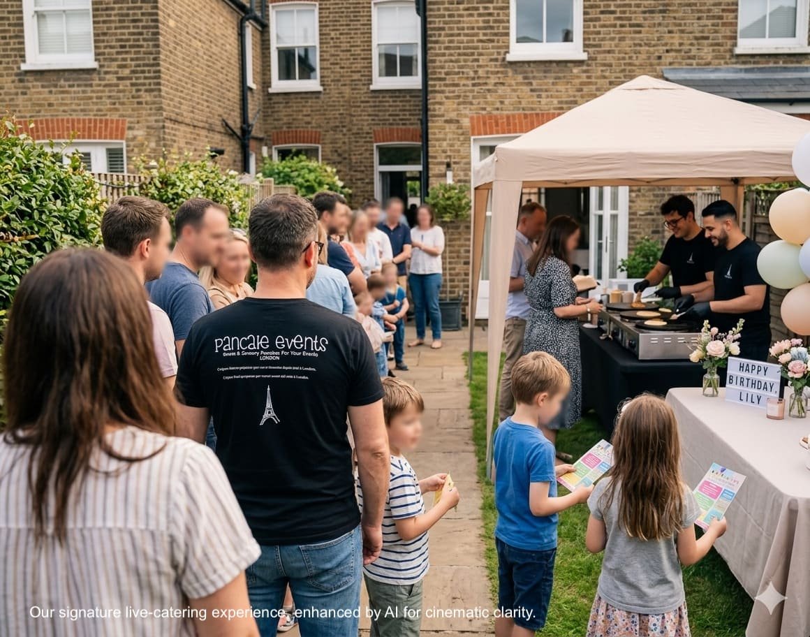 kids party pancake catering London, Kids Party Pancake Catering London
