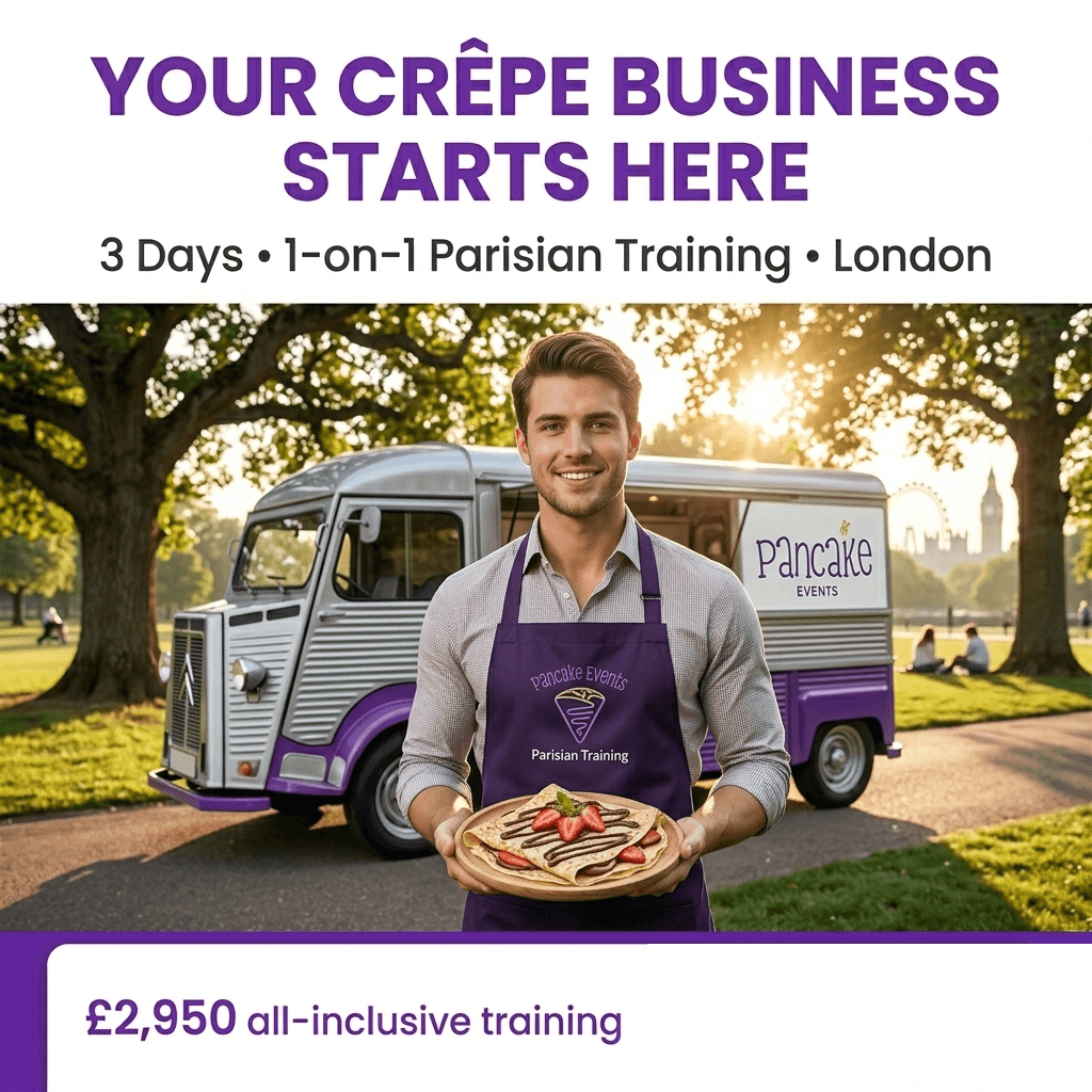 pancake catering London, Instant Booking