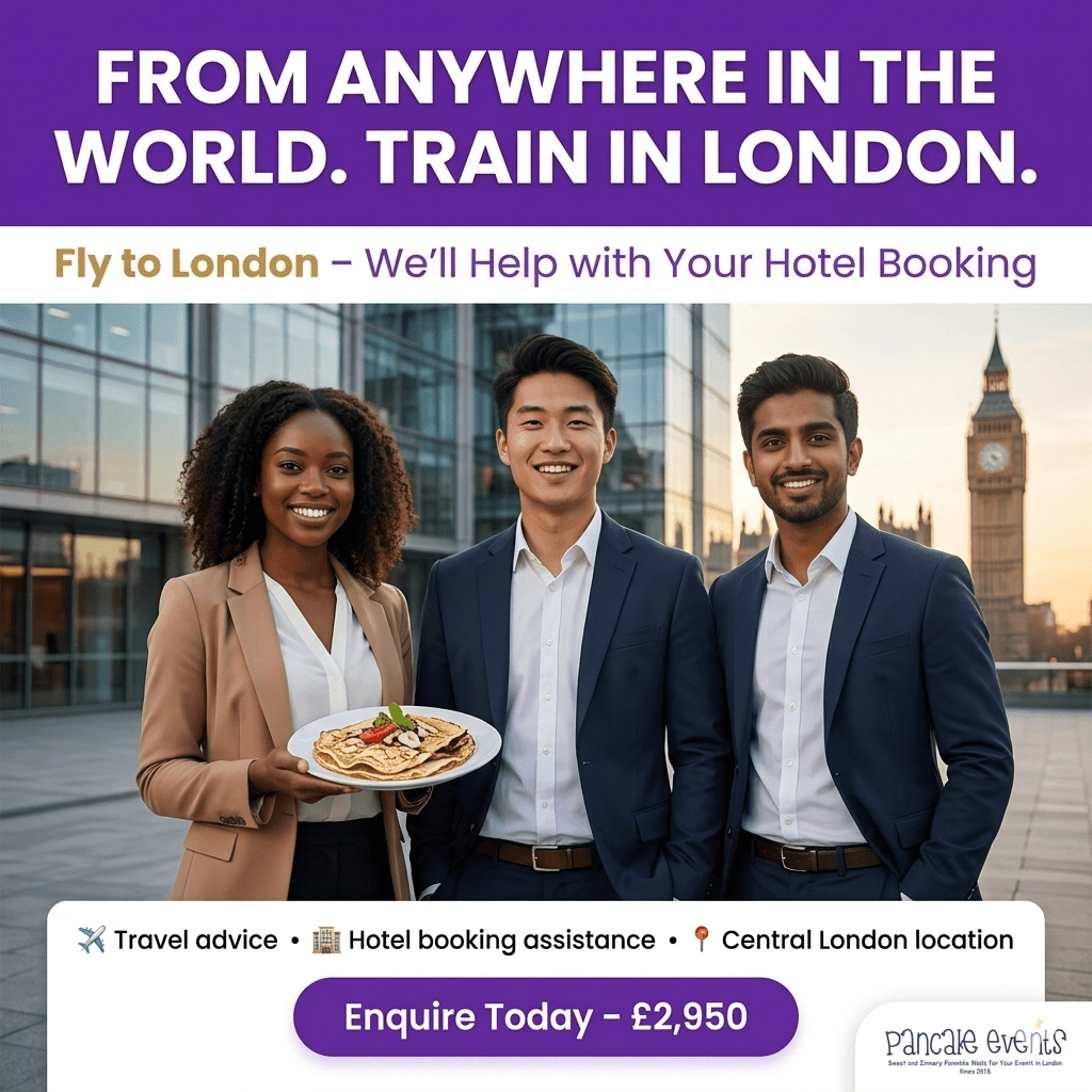 international-crepe-training-london-hotel-assistance pancake catering franchise London, Franchising