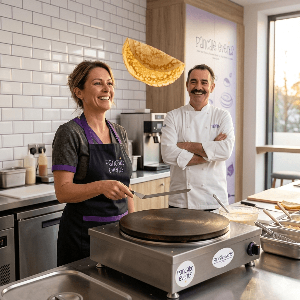 pancake catering London, Instant Booking
