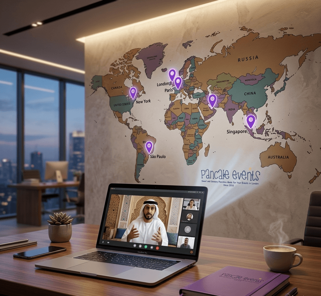 pancake-consulting-global-reach-map-london-new-york-dubai hospitality consulting for pancake businesses, Consultation | Investment