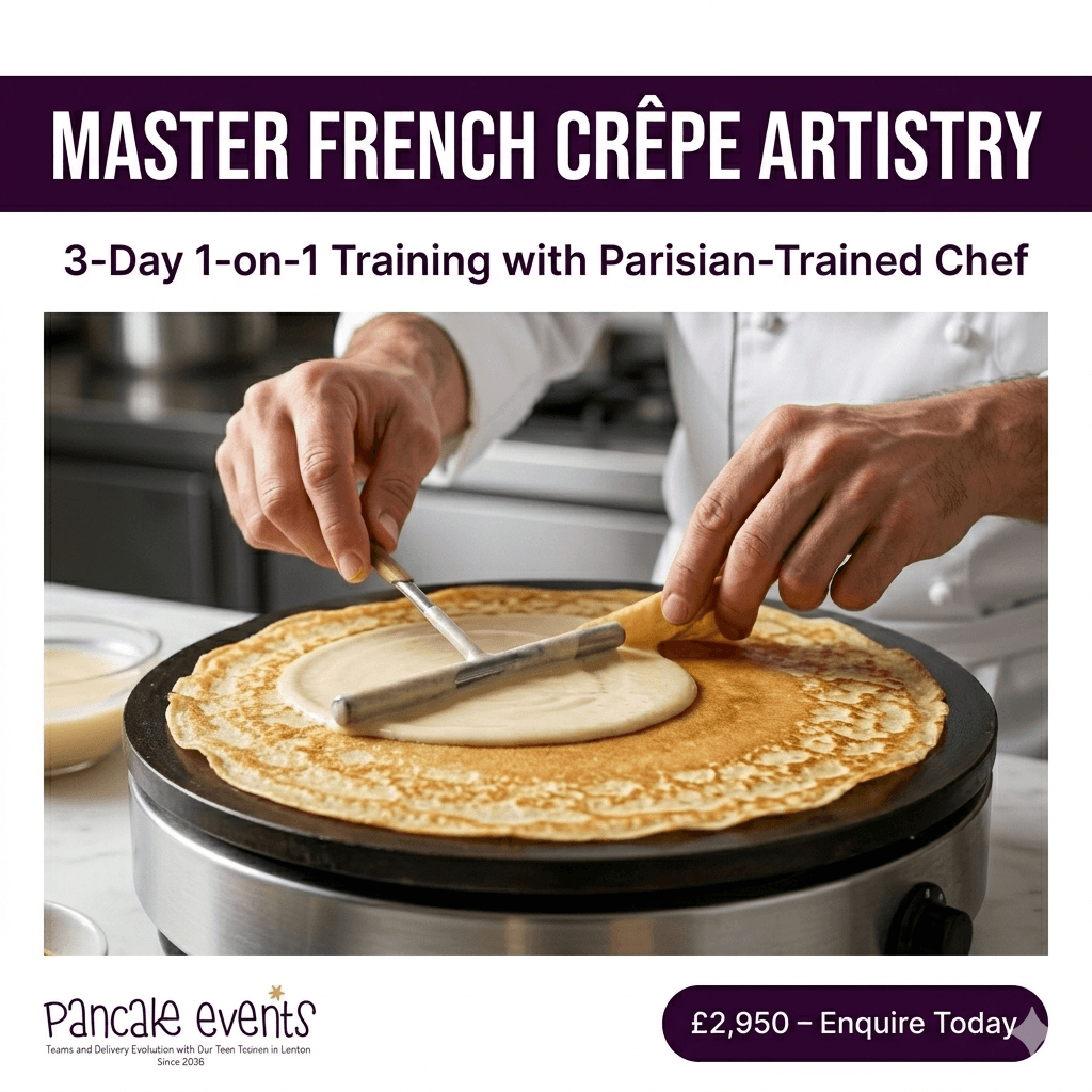 pancake catering London, Instant Booking
